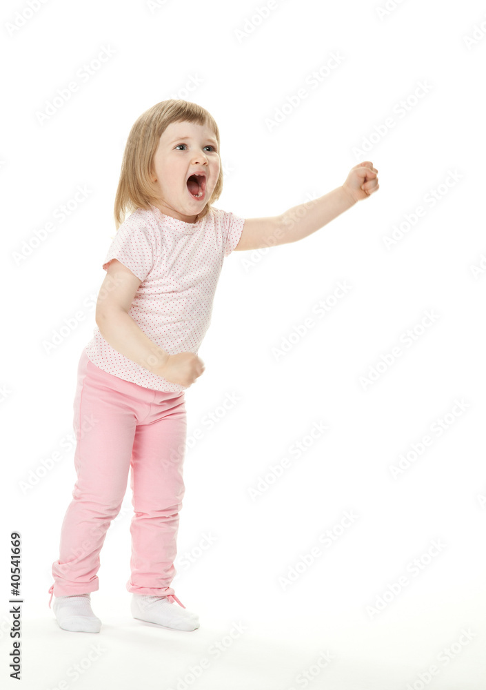 Little baby girl demanding something Little baby girl demanding something