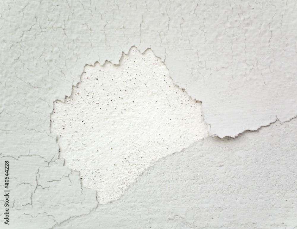 Obraz premium Cracked white wall