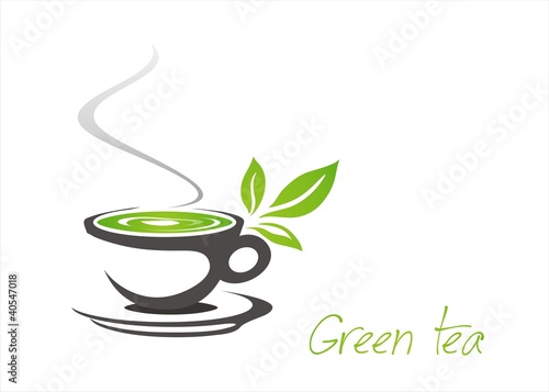 green tea, tea leaves ,  business logo design , India