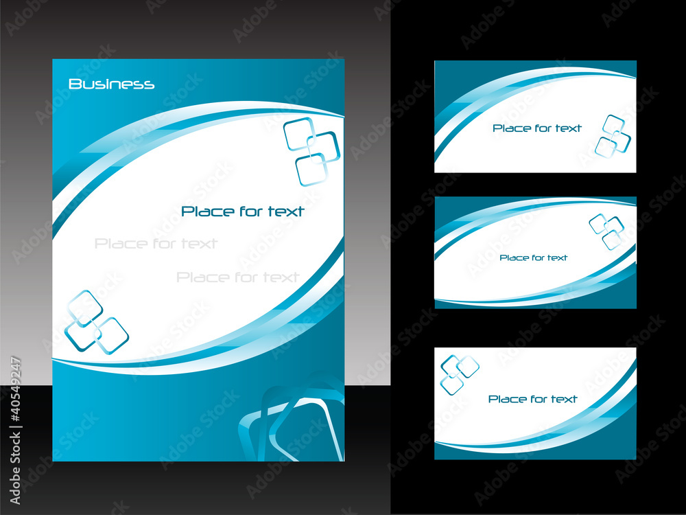 Vector template for business design