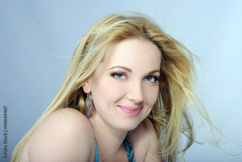 portrait of the beautiful girl of the blonde with long hair portrait of the beautiful girl of the blonde with long hair
