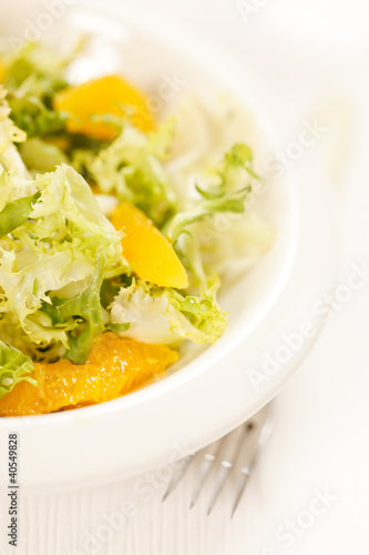 salad with orange