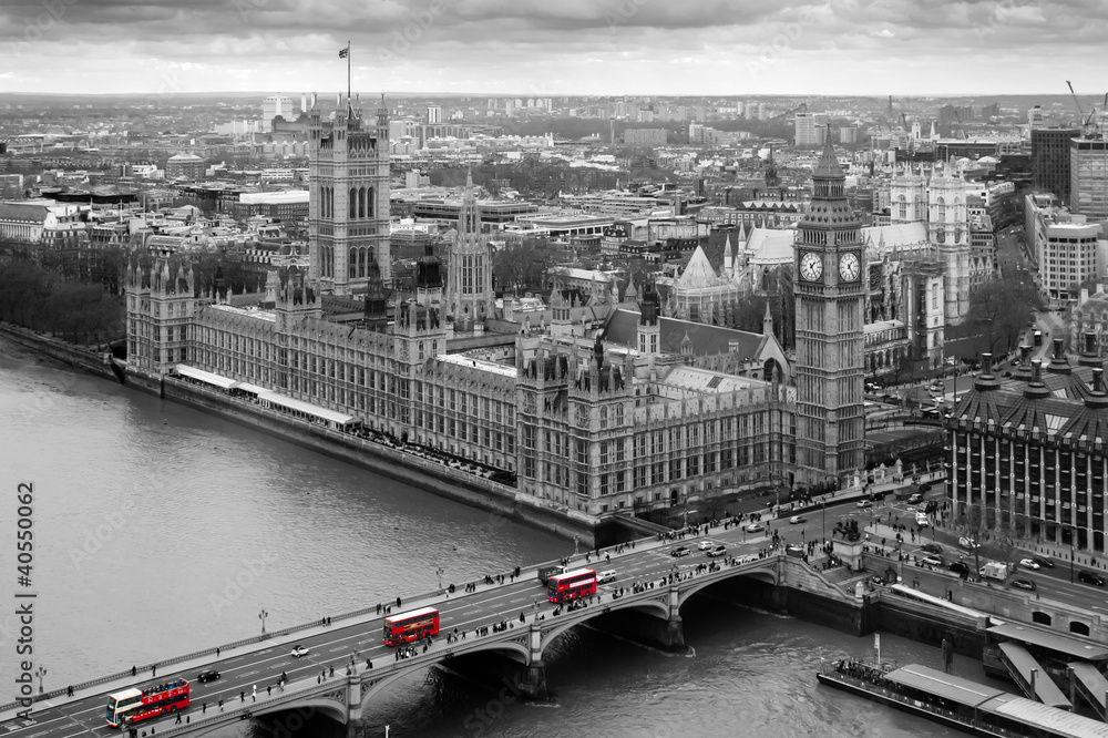 Houses of Parliament London - obrazy, fototapety, plakaty 