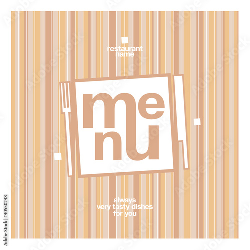Restaurant Menu Card Design template