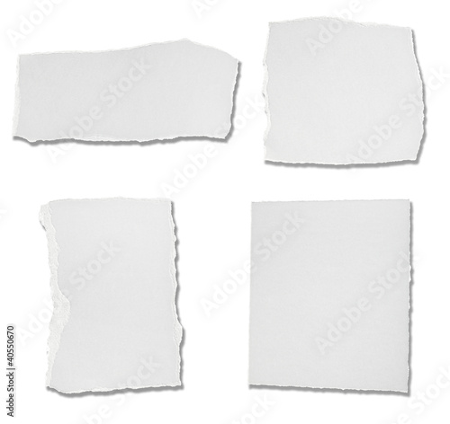 Wallpaper Mural white paper ripped message background Torontodigital.ca