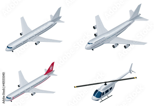 Vector isometric airplanes