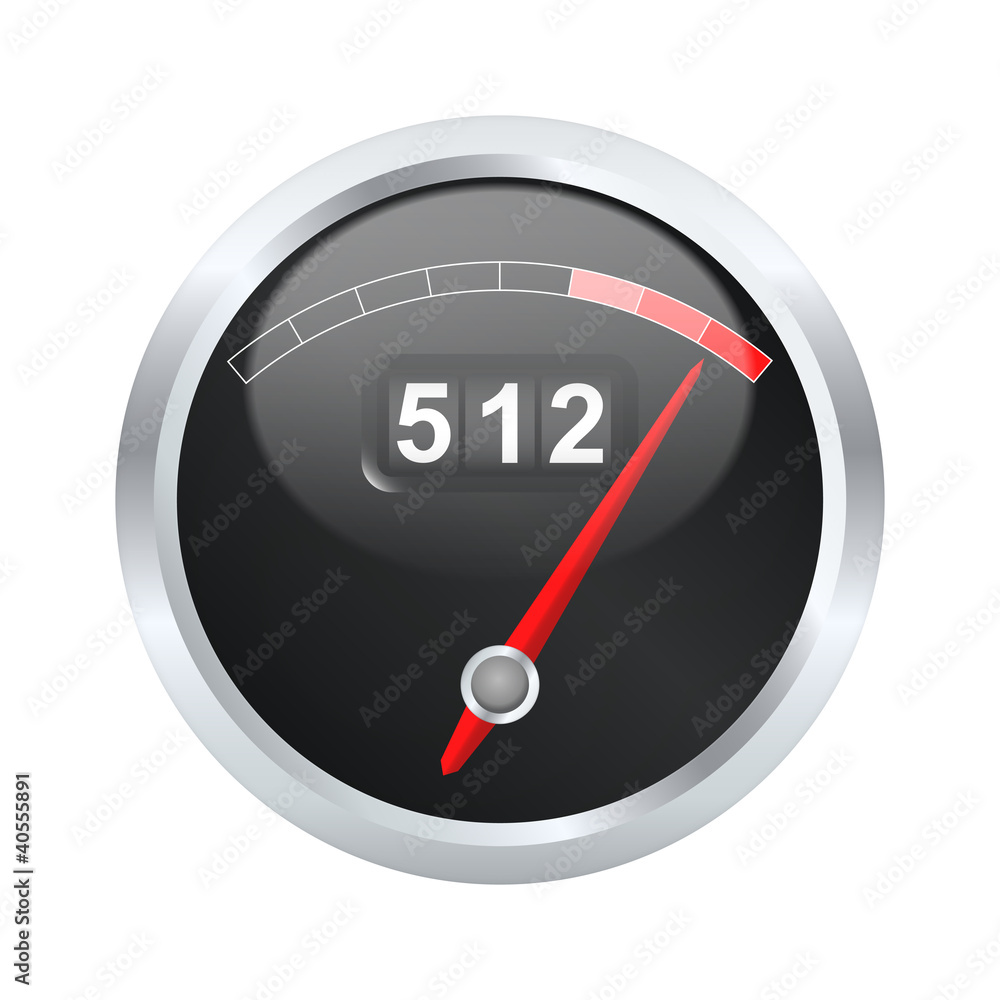 Traffic measuring device. Vector illustration Traffic measuring device. Vector illustration