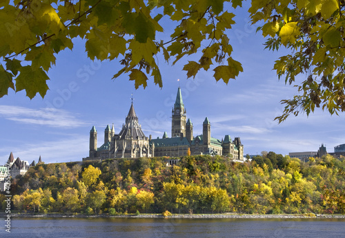 Parliament in Fall photo