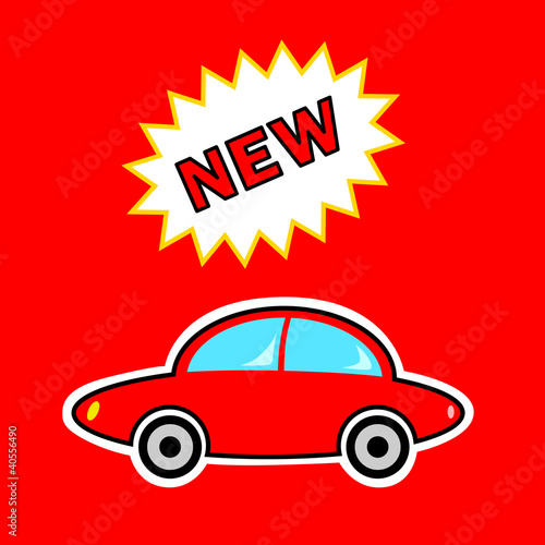 New red car