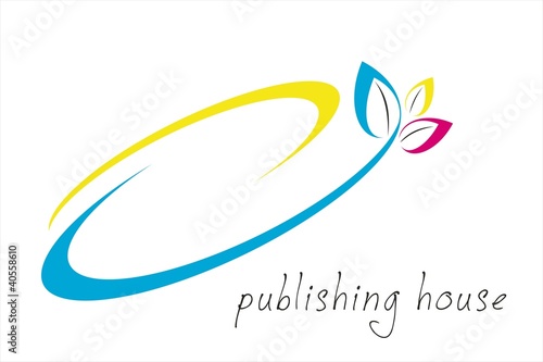 cmyk colors , leaves , business logo design
