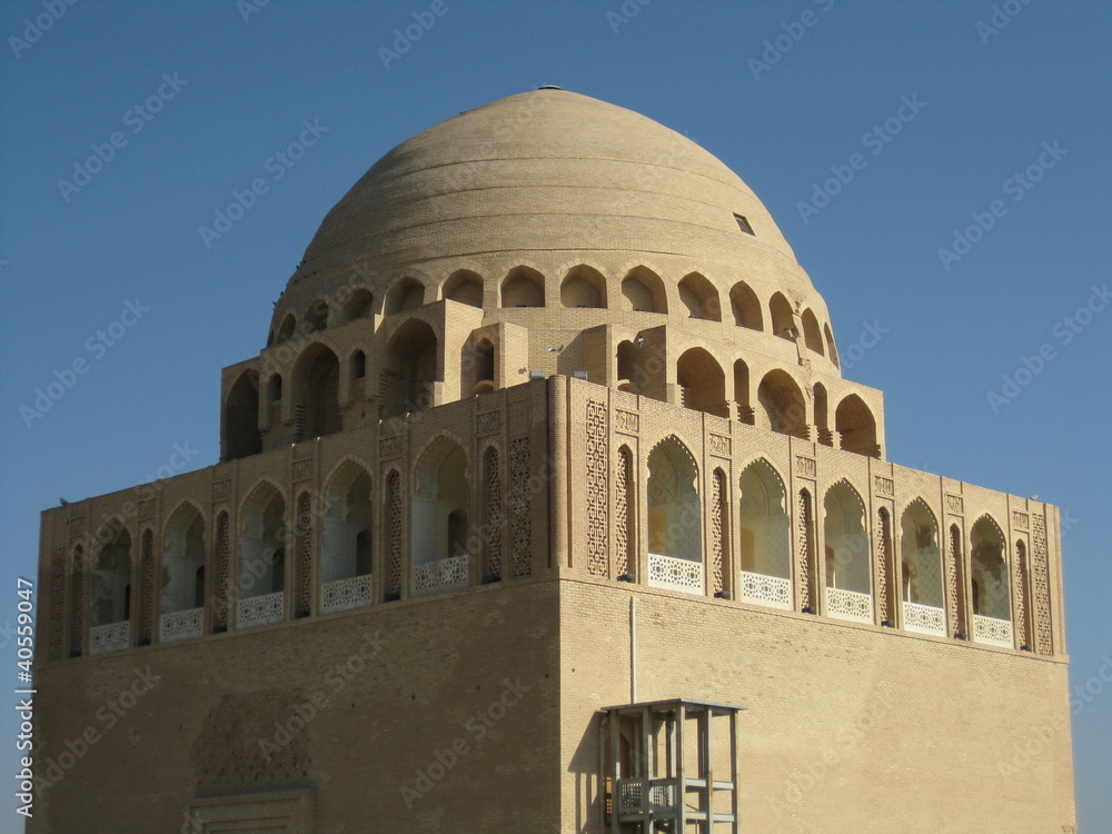 Domed mausoleum in the Silk Road city of Merv