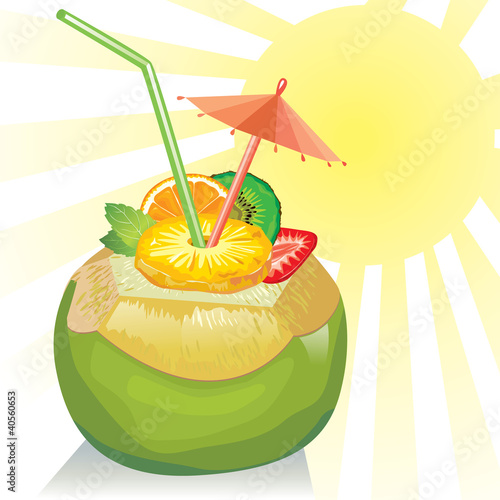 Coconut cocktail