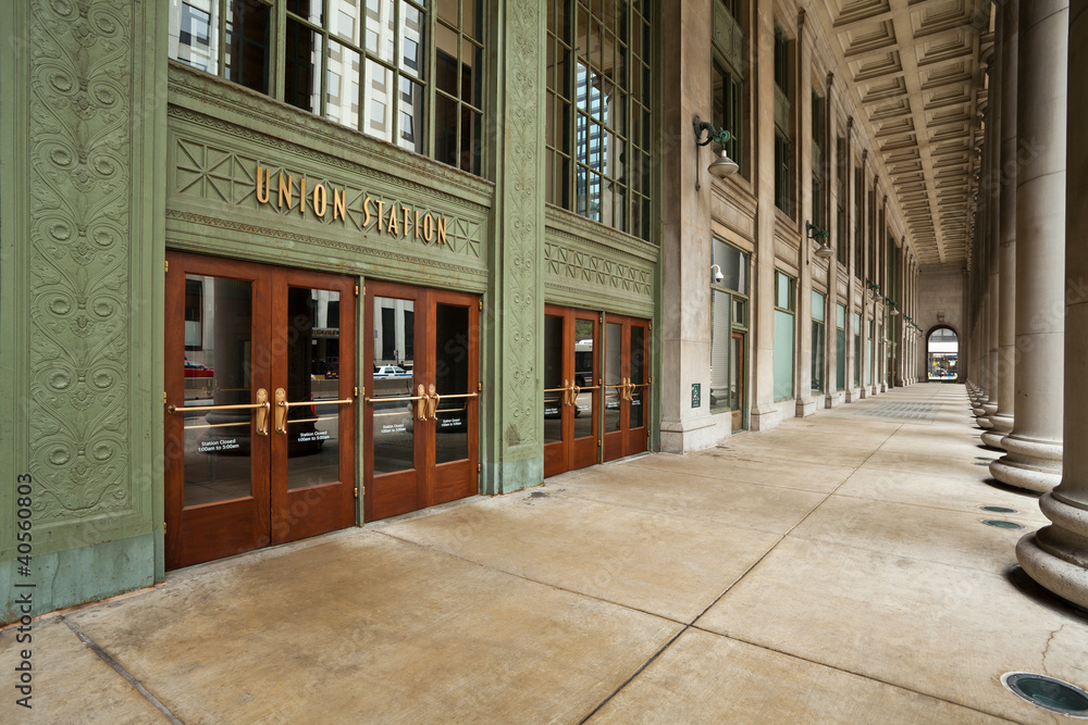 Chicago Union Station Entrance.