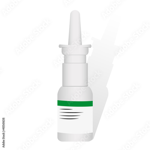 Vector image of medical bottles with medicine