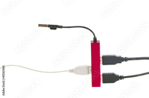 isolated various usb cable group