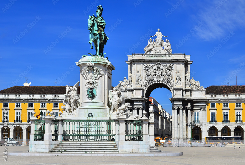 Praca do Comercio (Commerce Square) in Lisbon, Portugal