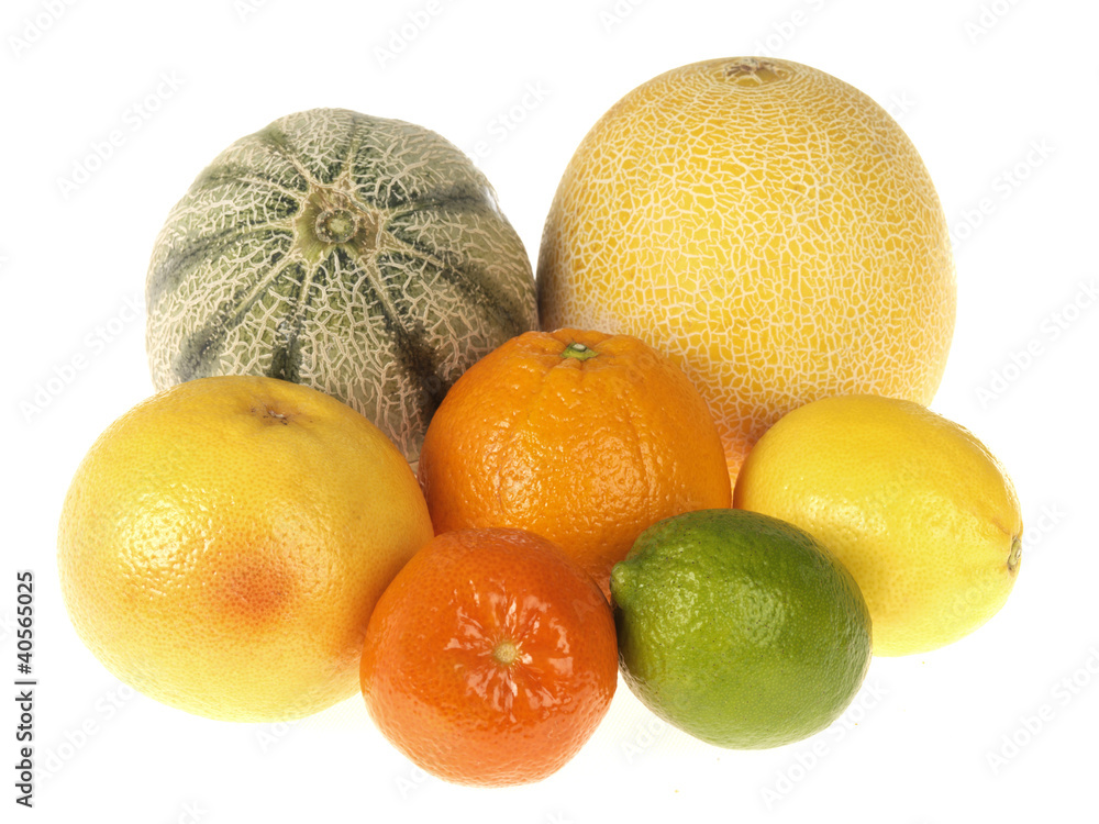 Citrus Fruit with Melons Citrus Fruit with Melons