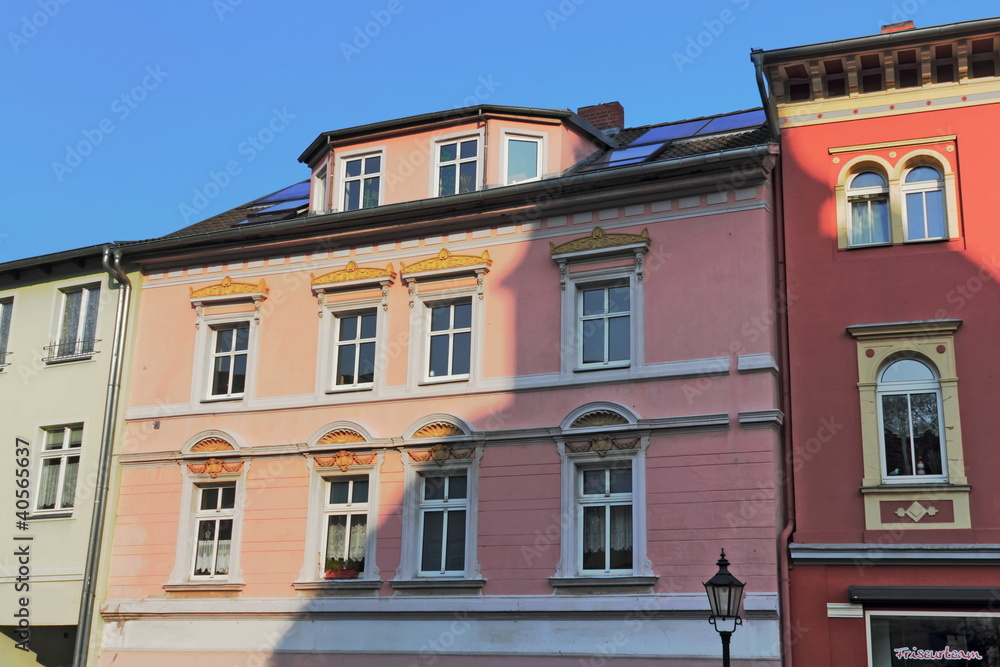 Obraz premium bad freienwalde, Sanierte Altbauten