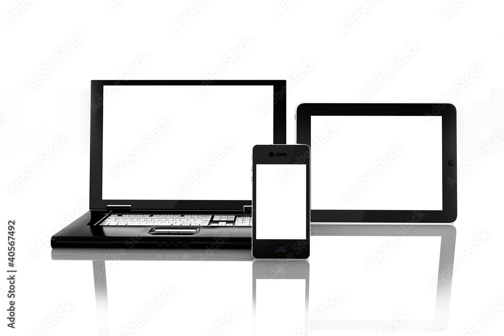 Blank electronic screens Blank electronic screens