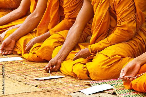 Monk in temple