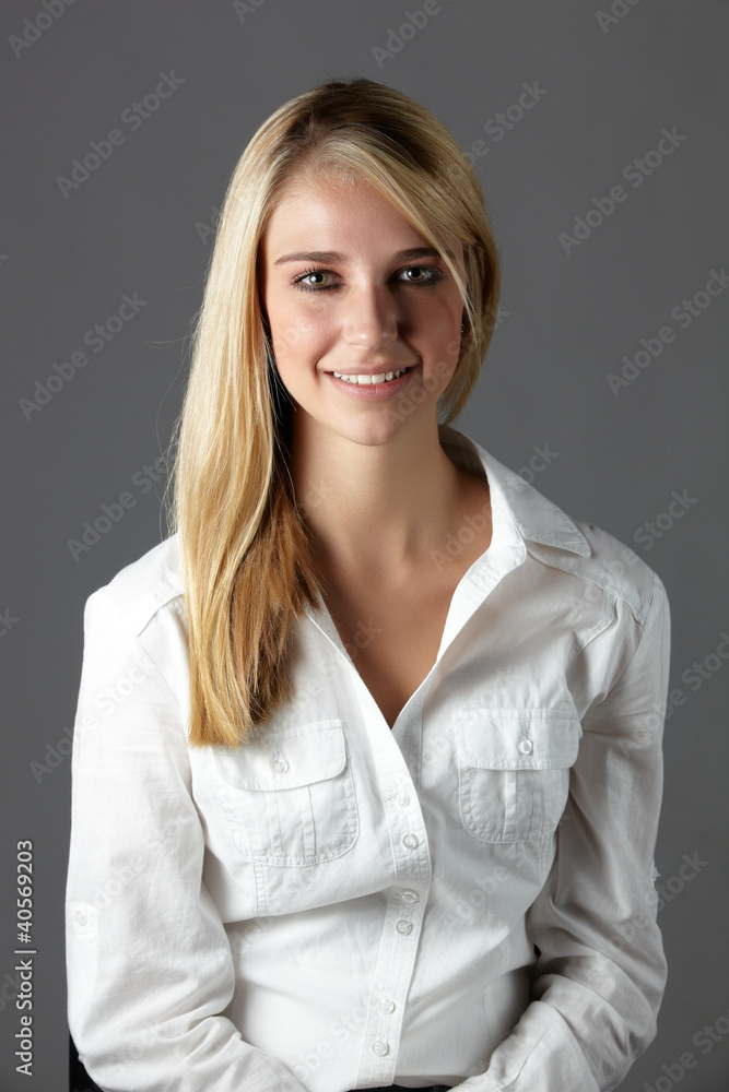Beautiful blonde woman Beautiful blonde woman