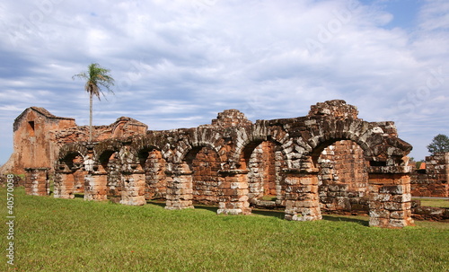 Jesuit mission ruins in Trinidad, Paraguay
