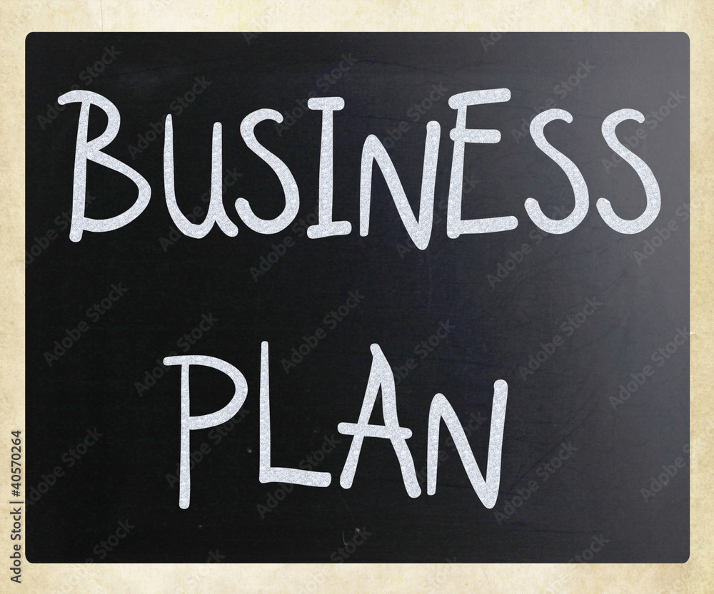 Obraz premium Business plan