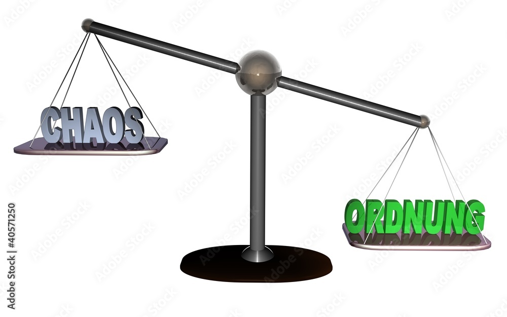 3D Waage3 - CHAOS - ORDNUNG 3D Waage3 - CHAOS - ORDNUNG