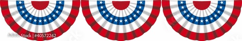 USA flag banner photo