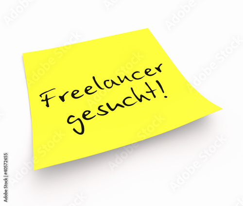 Notizzettel - Freelancer gesucht!