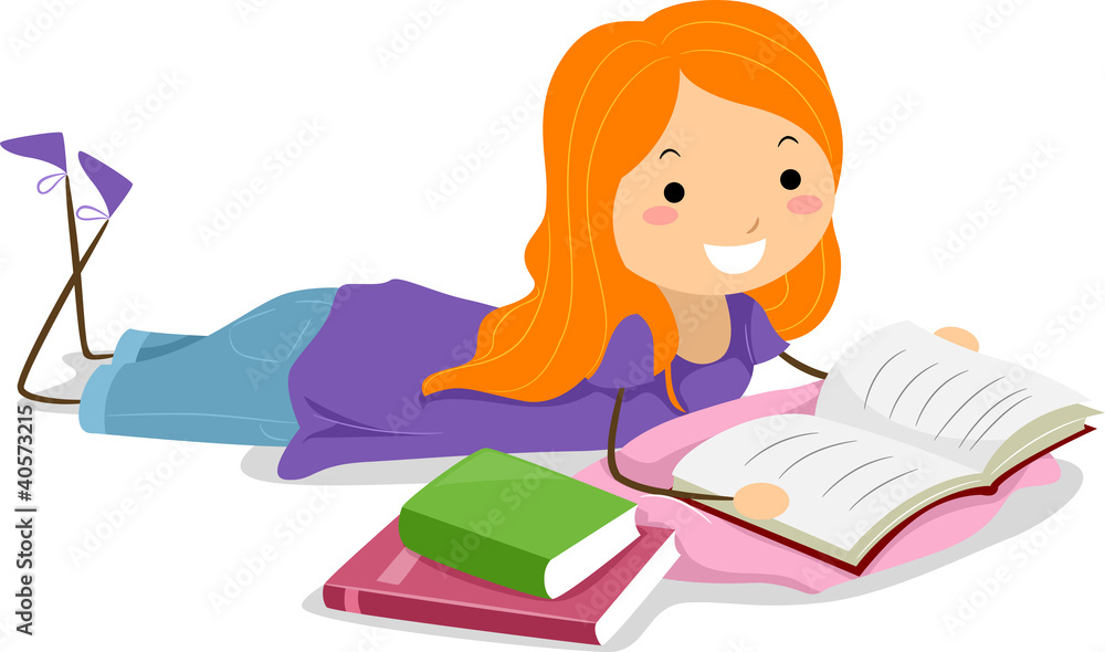 Girl Reading a Book Girl Reading a Book