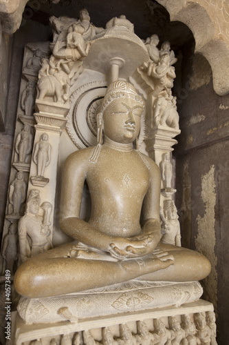 Jain temples of Khajuraho carvings © davidevison