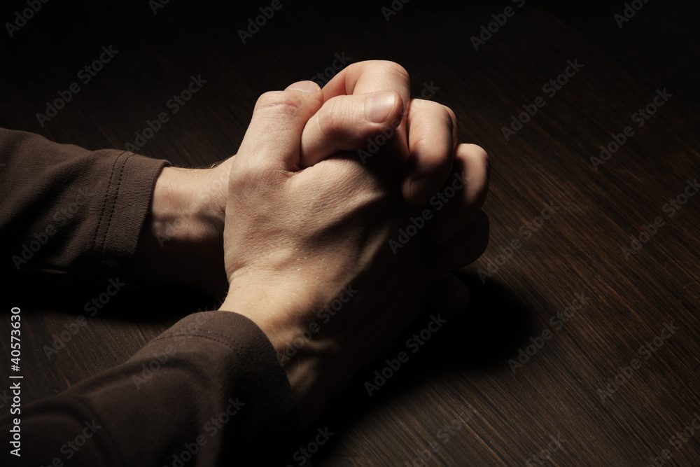 Image of praying hands