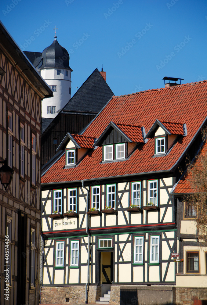 Fototapeta premium Niedergasse Stolberg Harz
