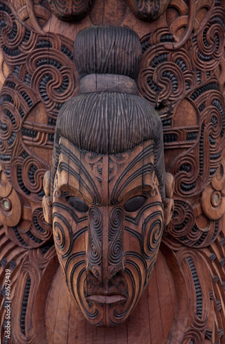 masque Maori Nouvelle-Zélande