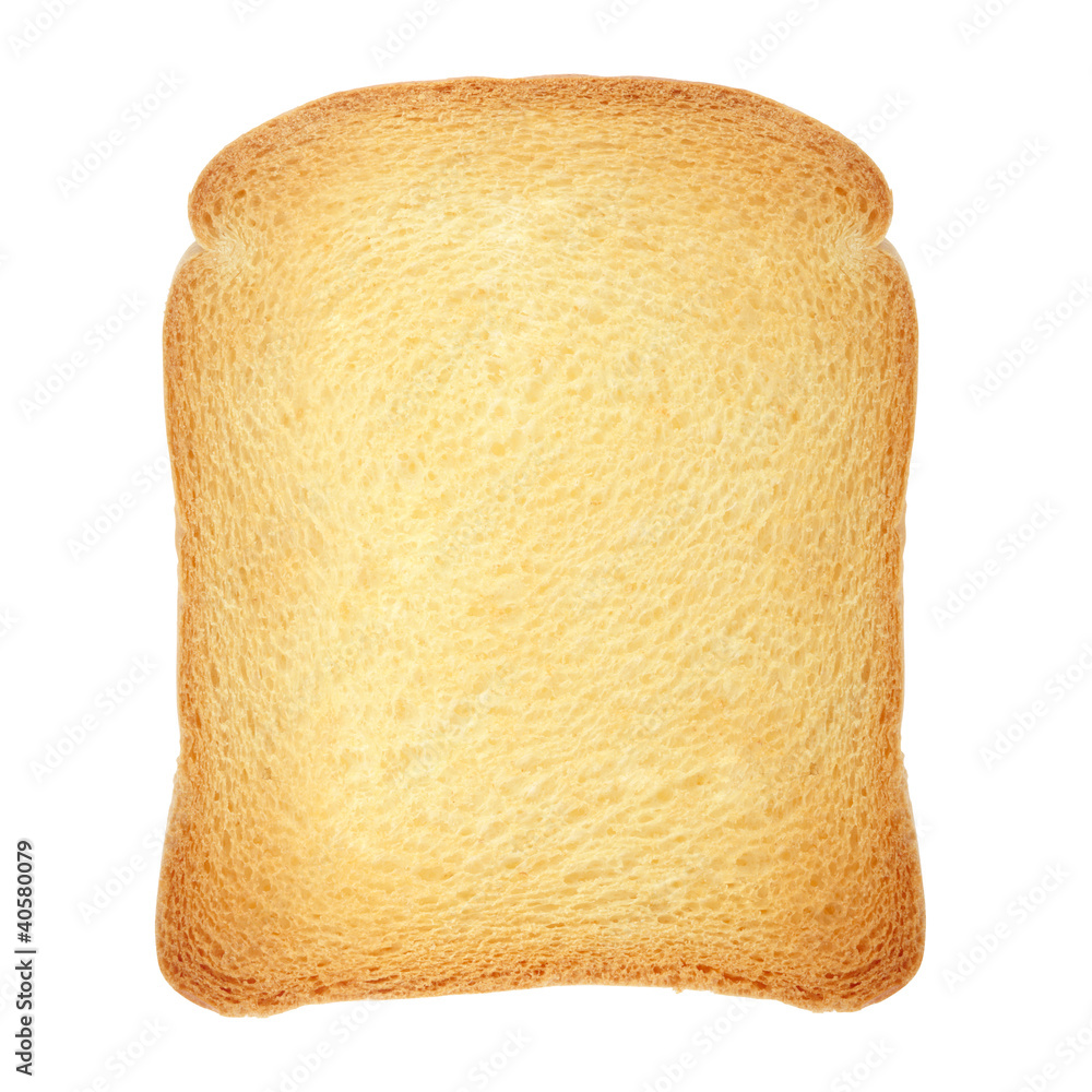 Φωτογραφία Toast loaf on white, clipping path included