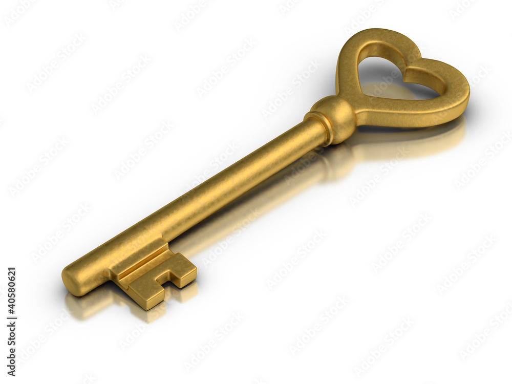 Heart Shaped Skeleton Key Heart Shaped Skeleton Key