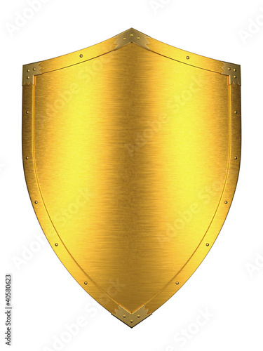 Brushed Gold shield