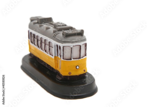 Historical tram souvenir from Lisbon