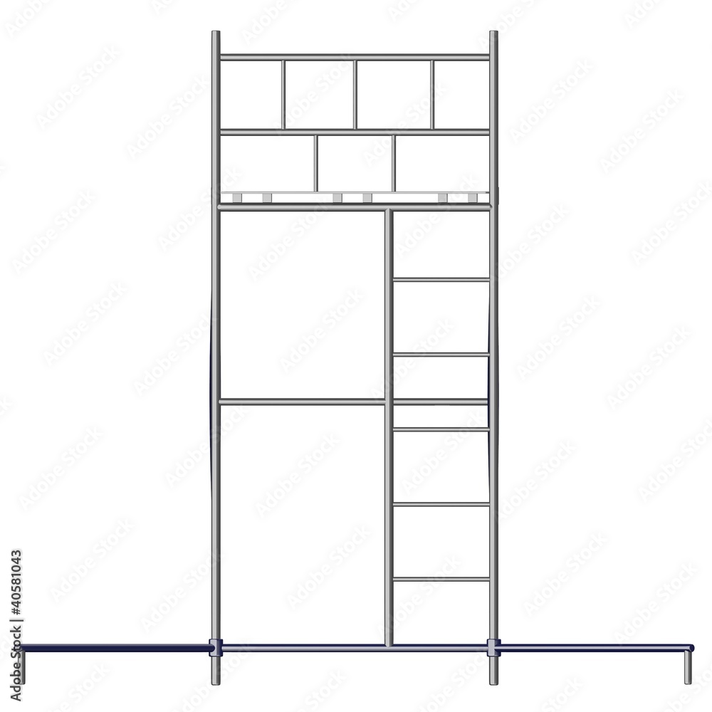 3d render of construction scaffolding 3d render of construction scaffolding