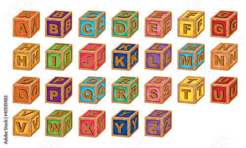 alphabet cubes