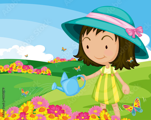 girl in park