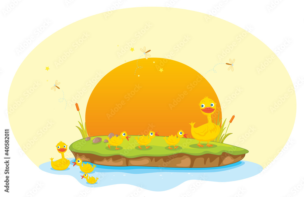 duck and ducklings duck and ducklings