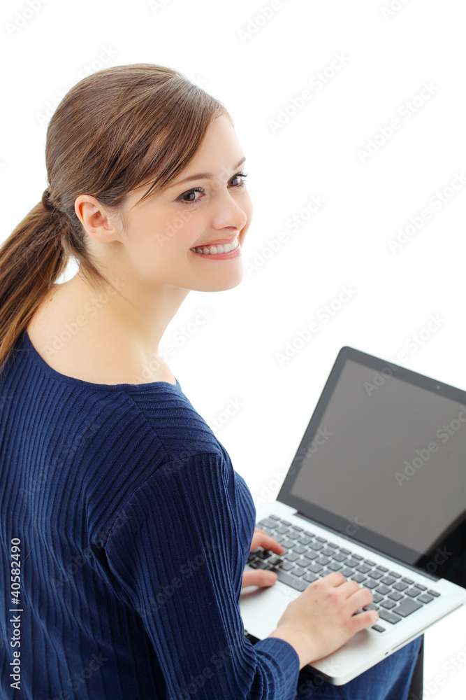 Fototapeta premium フランス人・女性