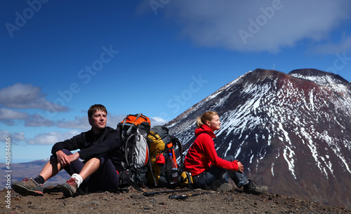 people in hike