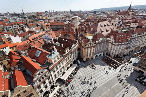 Prag, Altstädter Ring, Stadtansicht photo