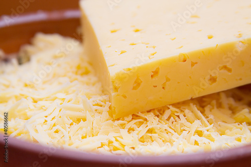Cheese closeup
