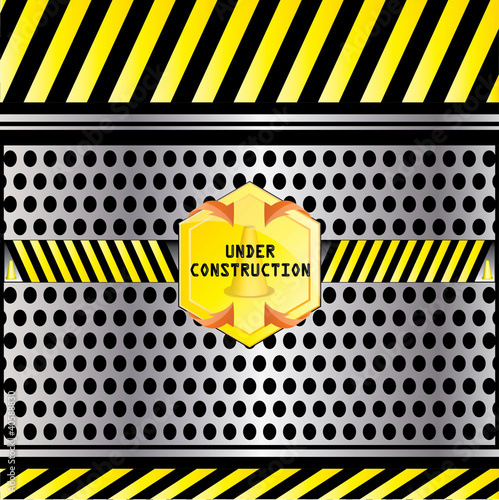 Vector Under Construction background