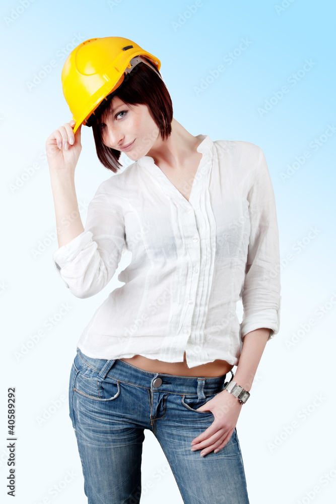 attractive smiling woman. Portrait of an attractive young woman. attractive smiling woman. Portrait of an attractive young woman.