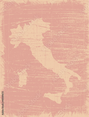 Italy aged map